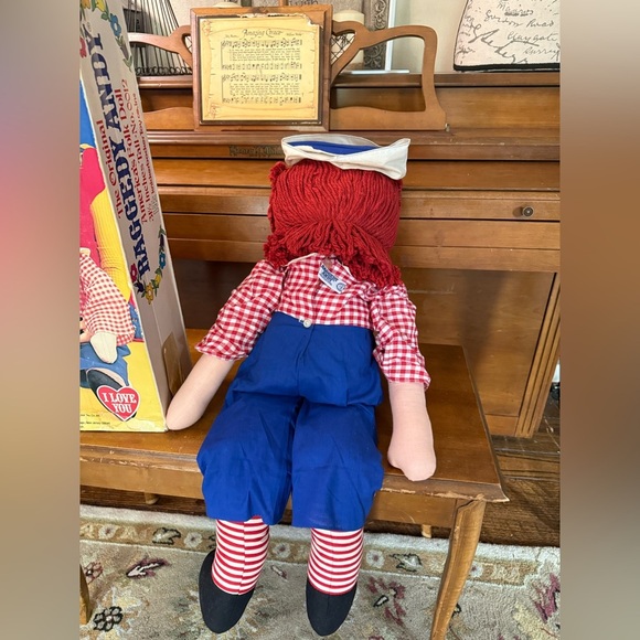 Vintage 1960's 32" The Original Knickerbocker Raggedy Andy with box - Picture 8 of 13